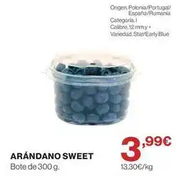 El Corte Inglés Origen - arándano sweet oferta