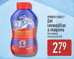 ALDI Uno - gel lavavajillas a maquina oferta