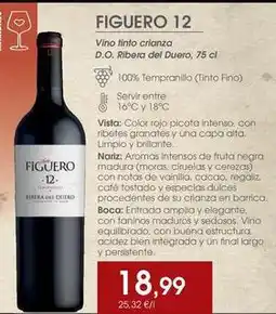 Supermercados Plaza Figuero - vino tinto crianza d.o. ribera del duero oferta