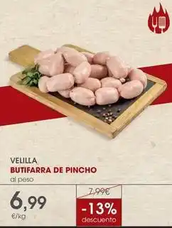 Supermercados Plaza Velilla - velilla butifarra de pincho oferta