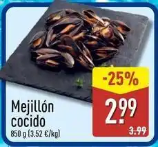 ALDI Mejillón cocido oferta