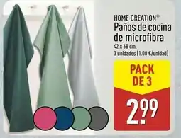 ALDI Home - panos de cocina de microfibra oferta