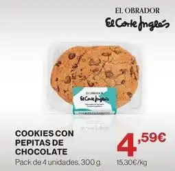 El Corte Inglés Obrador - cookies con pepitas de chocolate oferta