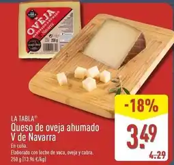 ALDI Queso de oveja ahumado v de navarra oferta