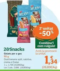 TiendAnimal 2&snacks - helados para perro oferta