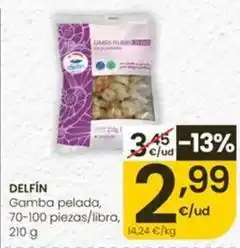 Eroski Delfín - gamba pelada oferta