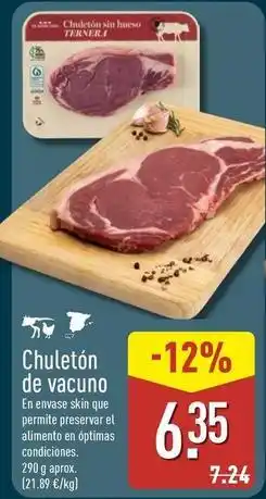 ALDI Chuletón de vacuno oferta