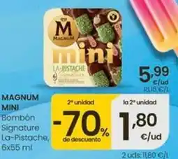 Eroski Magnum mini - bombon signature la-pistache oferta