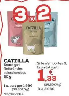 Kiwoko Catzilla - snack gato oferta