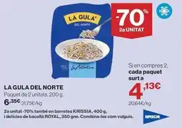 Hipercor La gula del norte - paquet de 2 unitats oferta