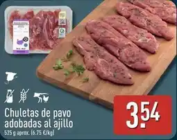 ALDI Chuletas de pavo adobadas al ajillo oferta