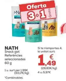 Kiwoko Nath - snack gato oferta