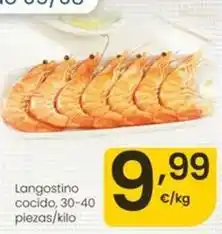 Eroski Langostino cocido oferta