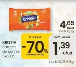 Eroski Krissia - barritas de surimi oferta
