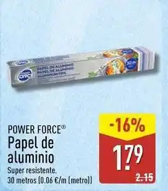 ALDI Papel de aluminio oferta