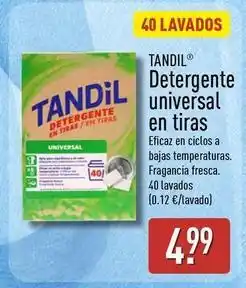 ALDI Tandil - detergente universal en tiras oferta
