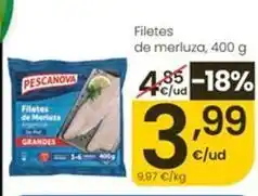 Eroski Pescanova - filetes de merluza oferta