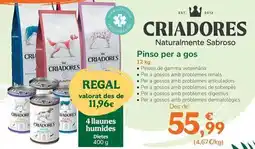 TiendAnimal Criadores - pienso para perro oferta
