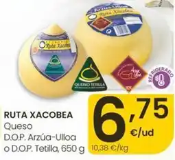 Eroski Ruta xacobea - queso d.o.p. arzua-ulloa o d.o.p. tetilla oferta