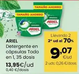 Autoservicios Familia Ariel - detergente en capsulas todo en 1 oferta