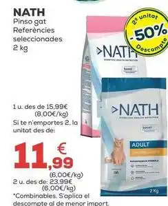 Kiwoko Nath - pienso gato referencias seleccionadas oferta