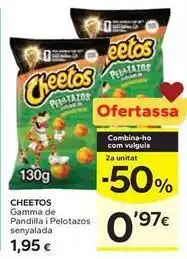 Caprabo Cheetos - gamma de pandilla i pelotazos senyalada oferta