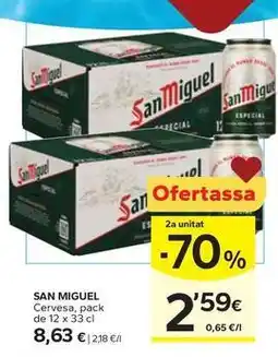 Caprabo San miguel - cervesa oferta