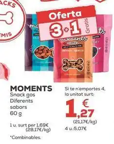 Kiwoko Moments - snack perro diferentes sabores oferta