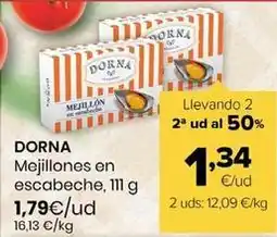 Autoservicios Familia Dorna - mejillones en escabeche oferta