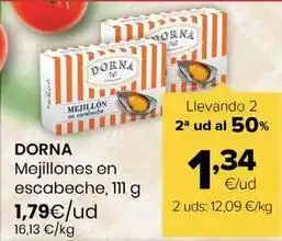 Autoservicios Familia Dorna - mejillones en escabeche oferta