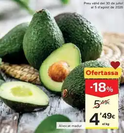 Caprabo Alvocat madur oferta