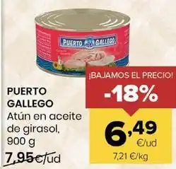 Autoservicios Familia Puerto gallego - atún en aceite de girasol oferta