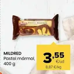 Autoservicios Familia Mildred - pastel mármol oferta