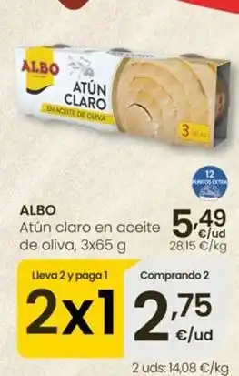 Albo - atun claro en aceite de oliva