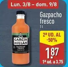 ALDI Gazpacho fresco oferta
