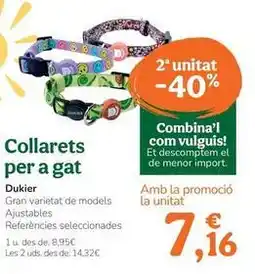 TiendAnimal Dukier - collares para gato oferta