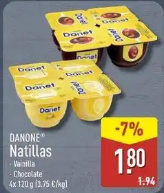 ALDI Danone - natillas oferta
