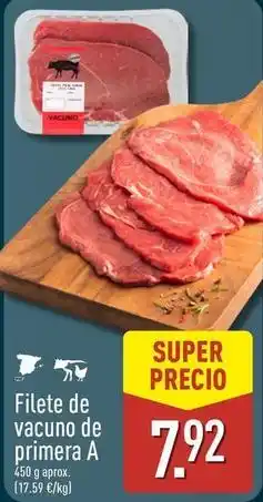 ALDI Filete de vacuno de primera a oferta