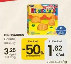 Dinosaurus - galleta