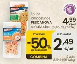 Eroski Pescanova - langostinos oferta