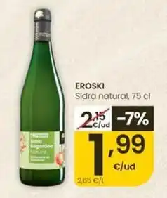Eroski Eroski - sidra natural oferta