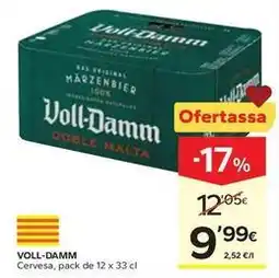 Caprabo Voll-damm - cervesa oferta
