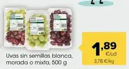 Autoservicios Familia Uvas sin semillas blanca oferta