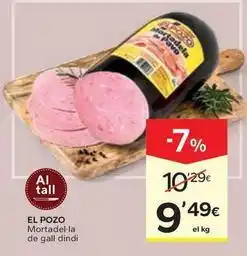 Caprabo El pozo - mortadel-la de gall dindi oferta