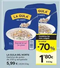 Caprabo La gula del norte - gamma de gules oferta
