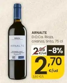 Eroski Arnalte - d.o.ca. rioja, crianza, tinto oferta