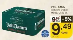 Eroski Voll-damm - cerveza doble malta oferta