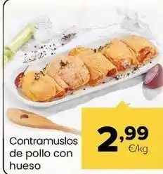 Autoservicios Familia Contramuslos de pollo con hueso oferta