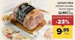 Autoservicios Familia Elpozo - 1954 jamon cocido duroc extra oferta