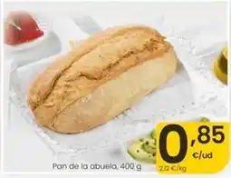 Eroski Pan de la abuela oferta